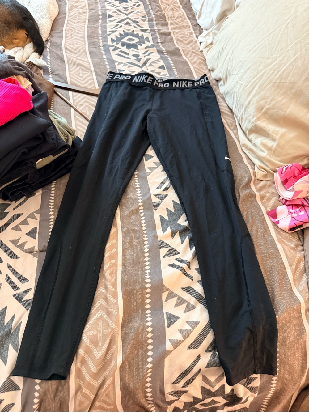 Nike Black Straight Leg Performance Pants